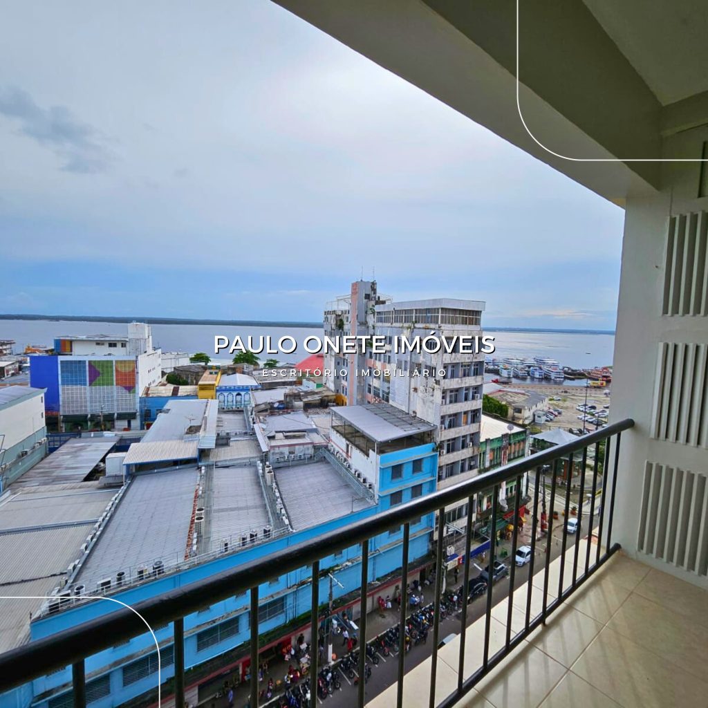 Aluga-se flat mobiliado com vista pro rio – Condomínio do Edifício Ajuricaba – Centro – Manaus